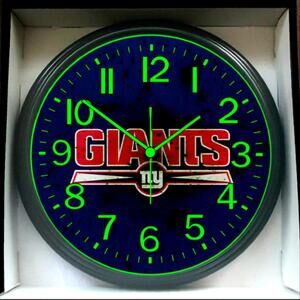 New York Giants NFL Glow In The Dark Wall Clock New, We Have All NFL Teams